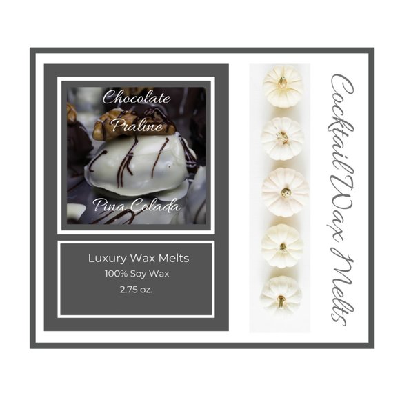 Christmas Cocktail Soy Wax Melts Gift Set of 6 - Picture 5 of 8